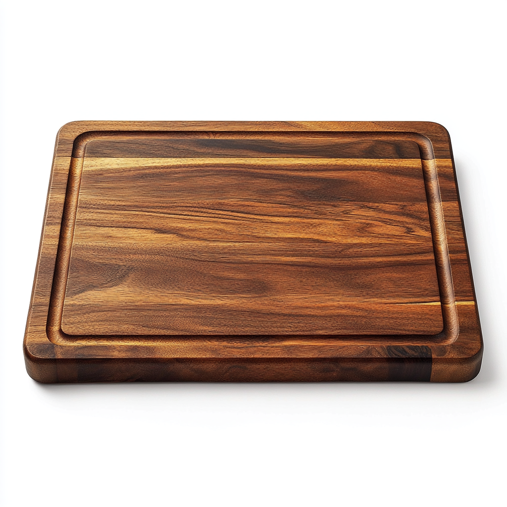 Symbor Large Acacia Wood Cutting Board for Kitchen - Heavy Duty Wood Chopping Board with Deep Juice Groove - $1.5\text{ Inch}$ Thick Butcher Block - Reversible & Knife Friendly